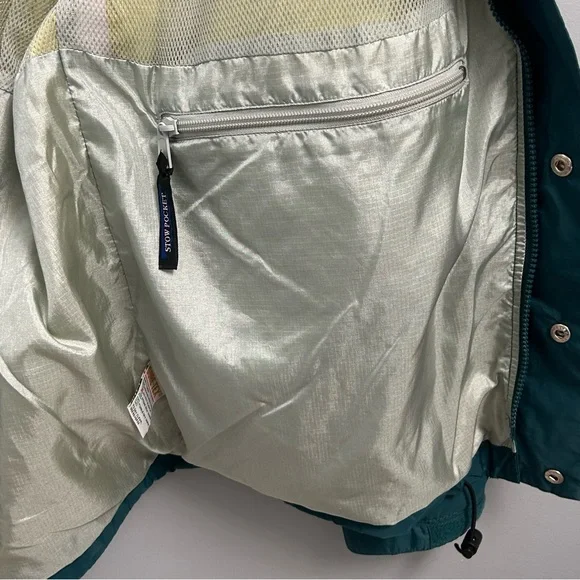 L.L. Bean Vintage 90’s Men's Stowaway Raincoat with Hood - Picture 8 of 13